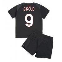AC Milan Olivier Giroud #9 Fußballbekleidung Heimtrikot Kinder 2022-23 Kurzarm (+ kurze hosen)